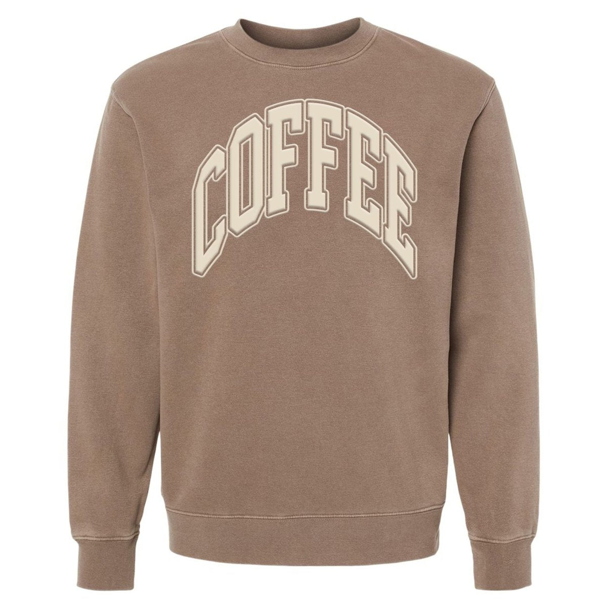 'Coffee' PUFF Cozy Crew - United Monograms