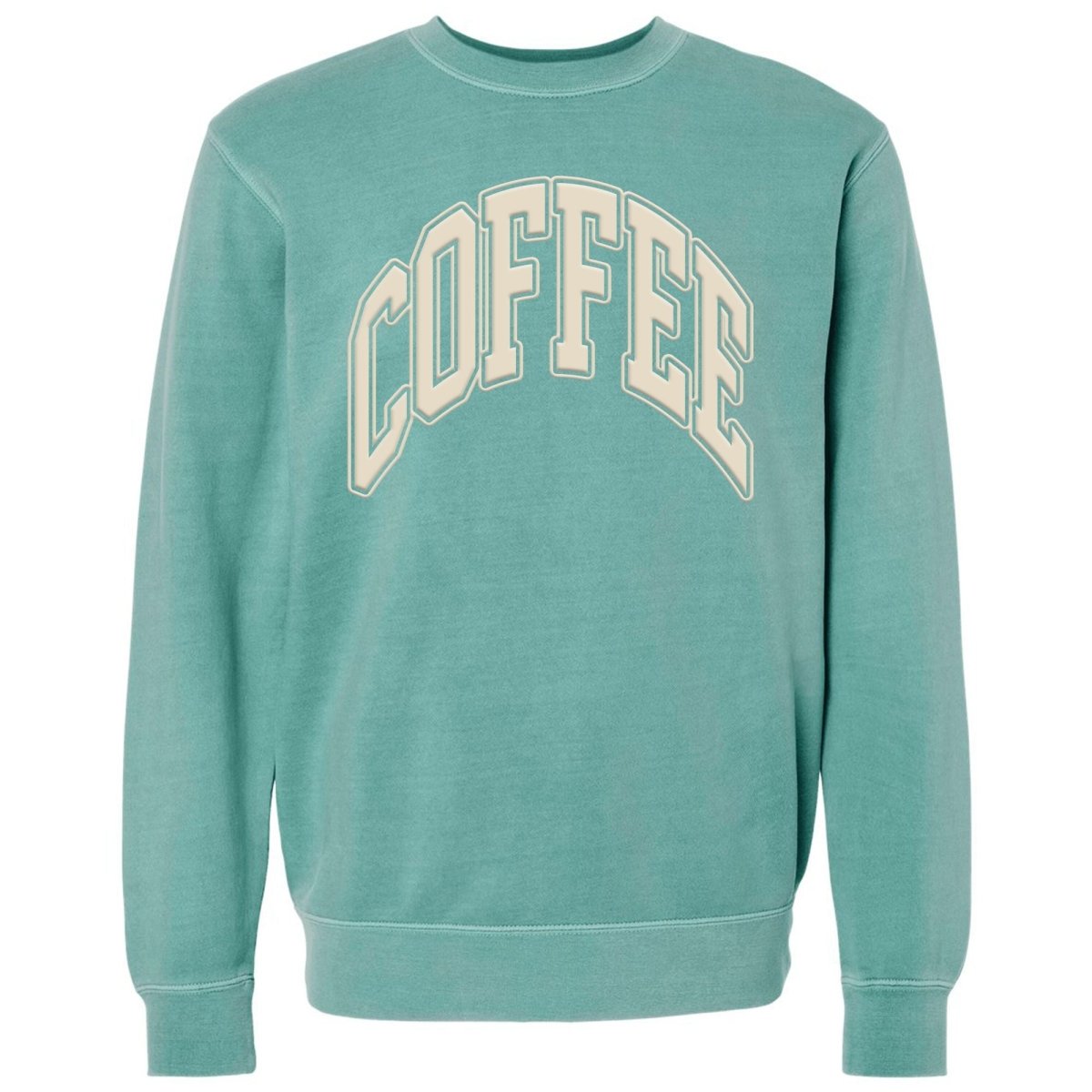 'Coffee' PUFF Cozy Crew - United Monograms