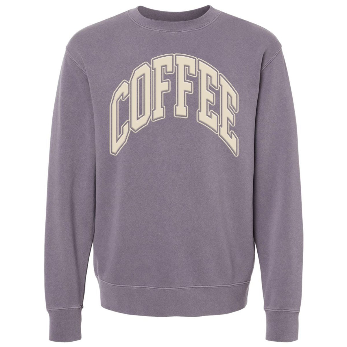 'Coffee' PUFF Cozy Crew - United Monograms