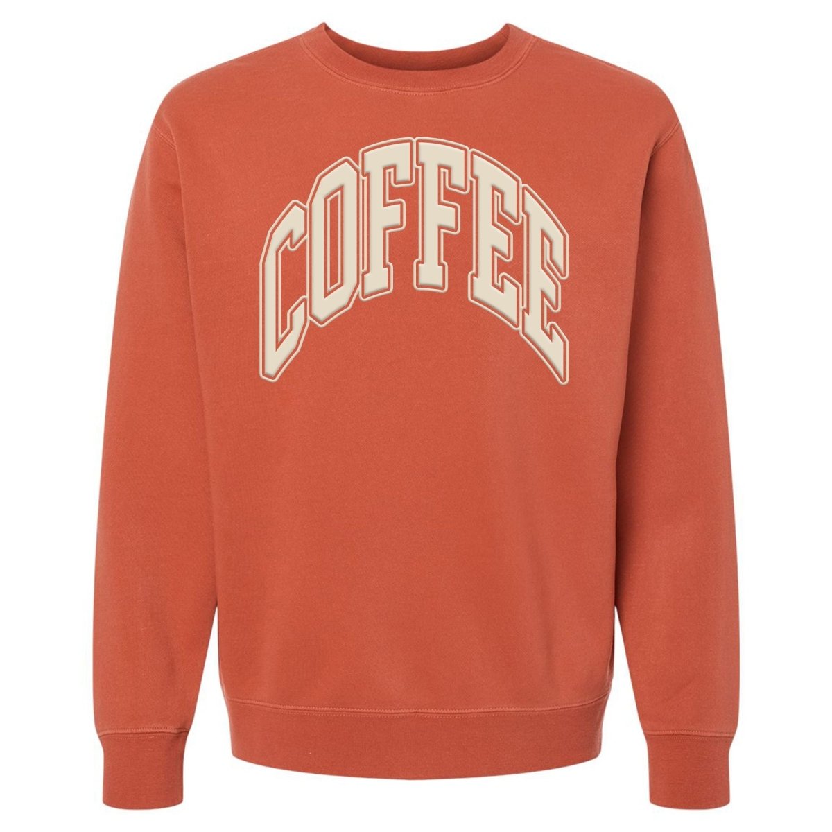 'Coffee' PUFF Cozy Crew - United Monograms