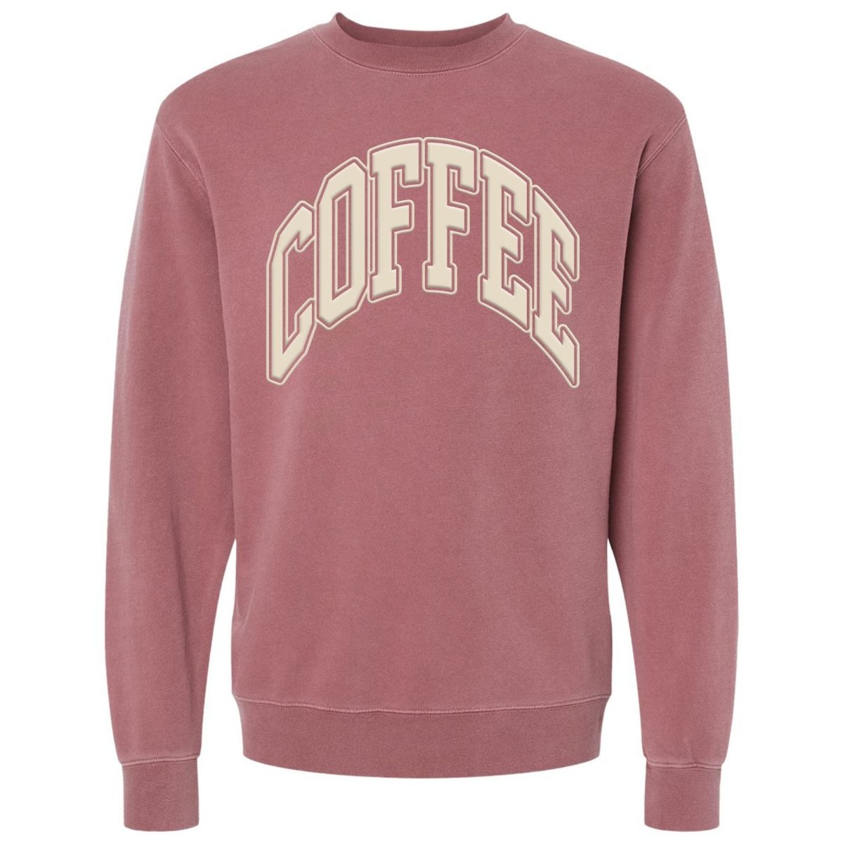 'Coffee' PUFF Cozy Crew - United Monograms