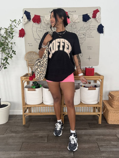 'Coffee' PUFF T-Shirt - United Monograms