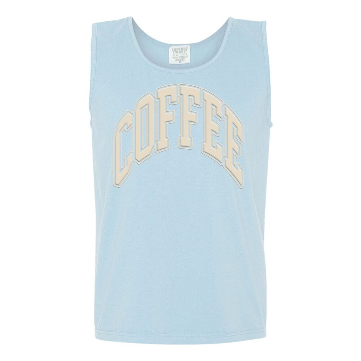 'Coffee' PUFF Tank Top - United Monograms