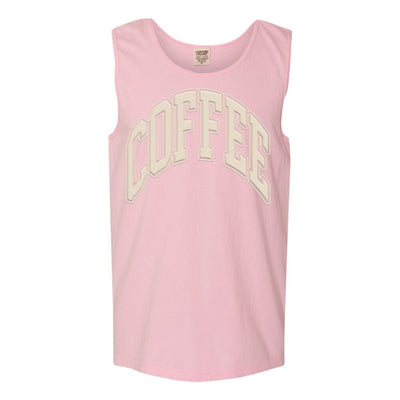 'Coffee' PUFF Tank Top - United Monograms