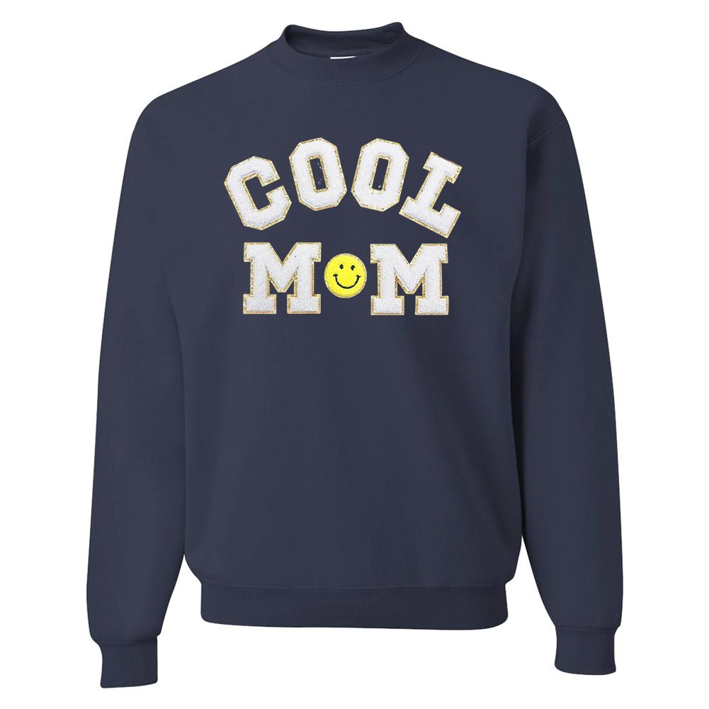 Cool Mom Letter Patch Sweatshirt - United Monograms