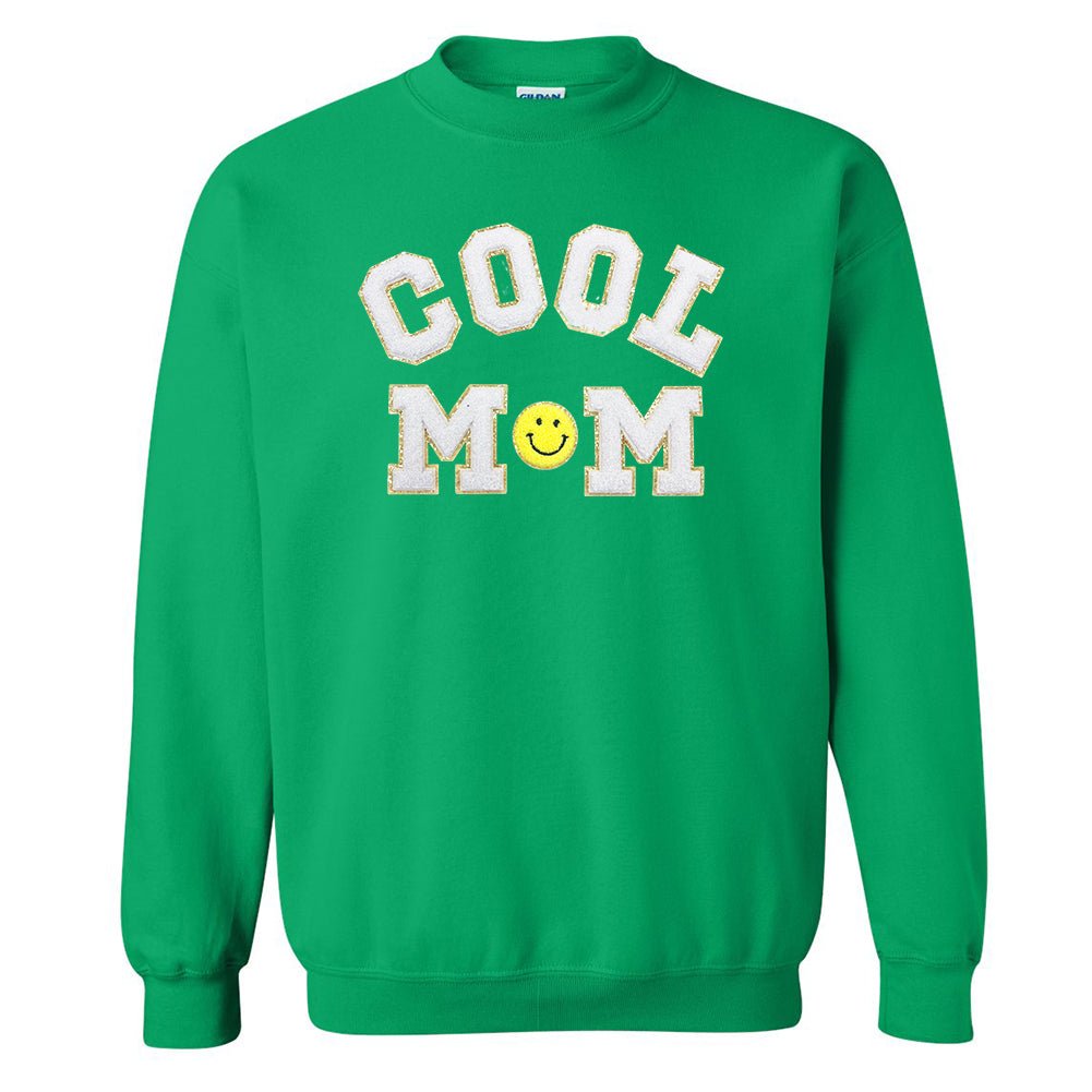Cool Mom Letter Patch Sweatshirt - United Monograms