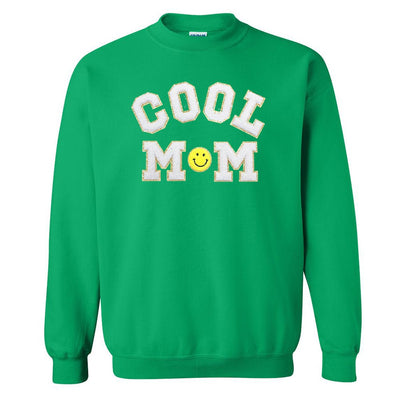 Cool Mom Letter Patch Sweatshirt - United Monograms