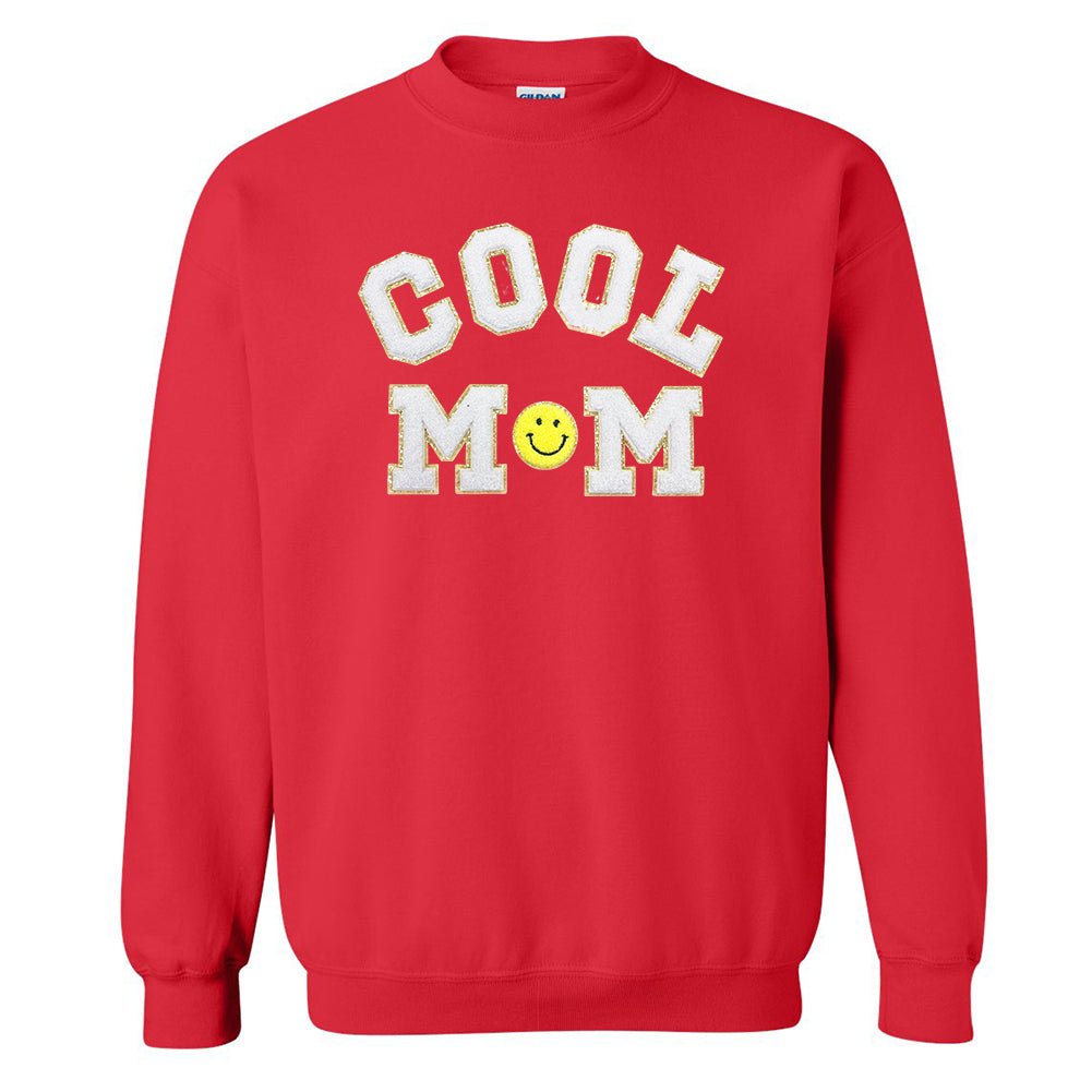 Cool Mom Letter Patch Sweatshirt - United Monograms