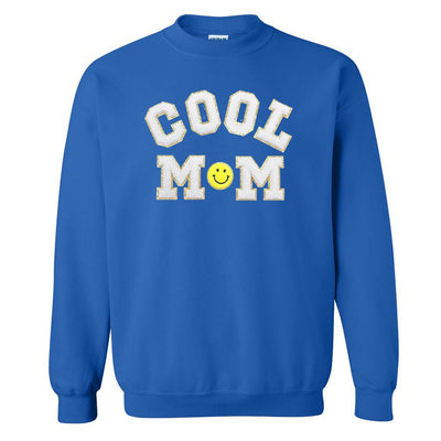 Cool Mom Letter Patch Sweatshirt - United Monograms