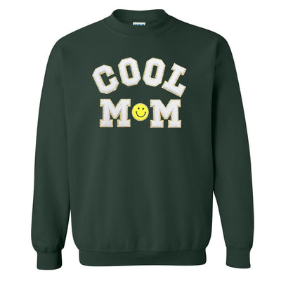 Cool Mom Letter Patch Sweatshirt - United Monograms