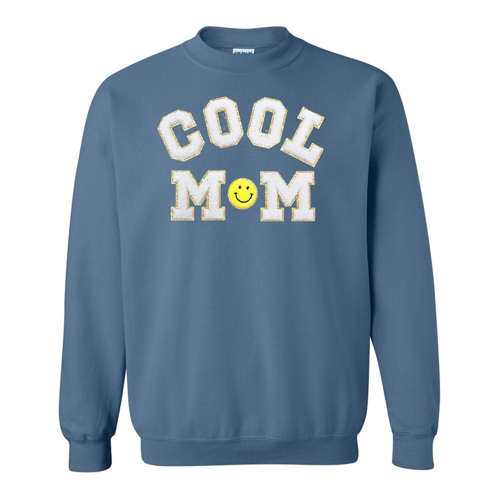 Cool Mom Letter Patch Sweatshirt - United Monograms