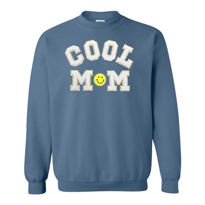 Cool Mom Letter Patch Sweatshirt - United Monograms