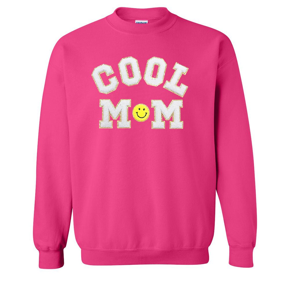 Cool Mom Letter Patch Sweatshirt - United Monograms