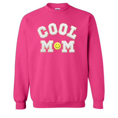 Cool Mom Letter Patch Sweatshirt - United Monograms