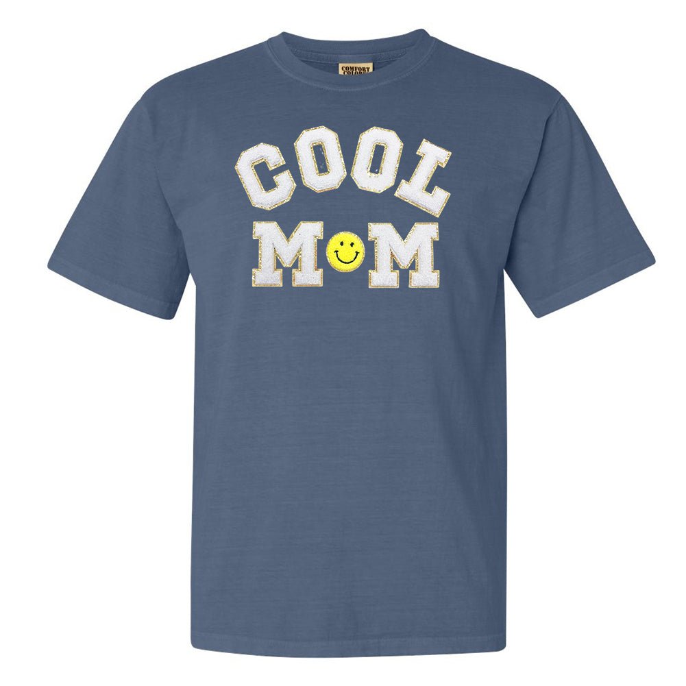Cool Mom Letter Patch T-Shirt - United Monograms