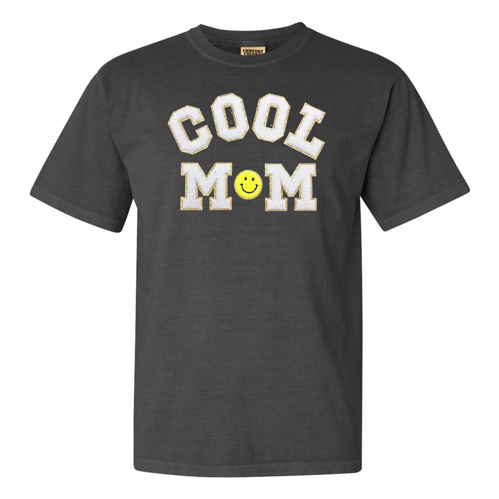 Cool Mom Letter Patch T-Shirt - United Monograms