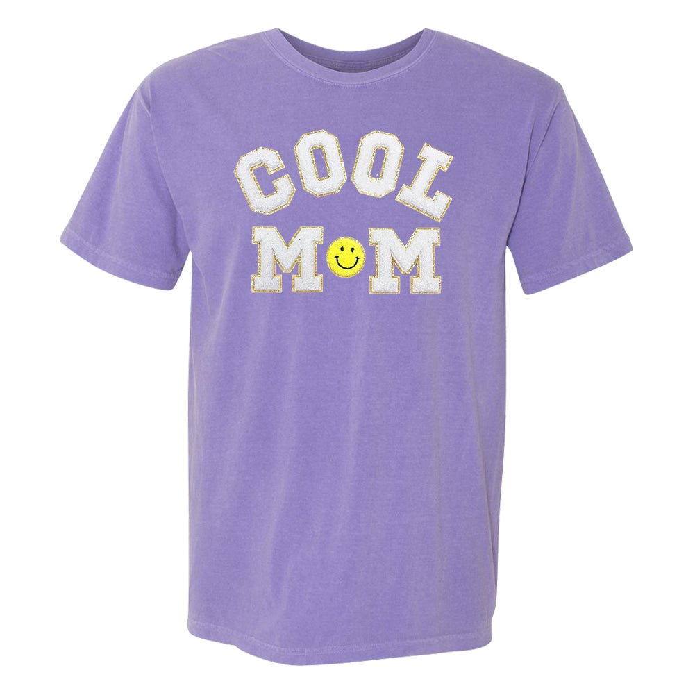 Cool Mom Letter Patch T-Shirt - United Monograms