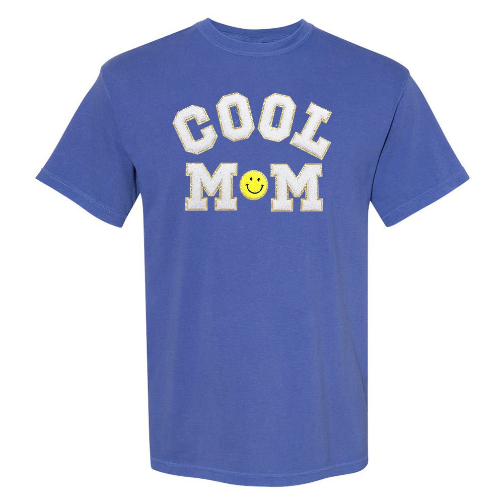 Cool Mom Letter Patch T-Shirt - United Monograms