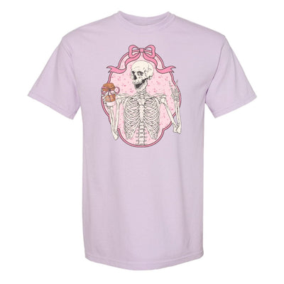 'Coquette Coffee Skeleton' T-Shirt - United Monograms