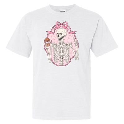 'Coquette Coffee Skeleton' T-Shirt - United Monograms