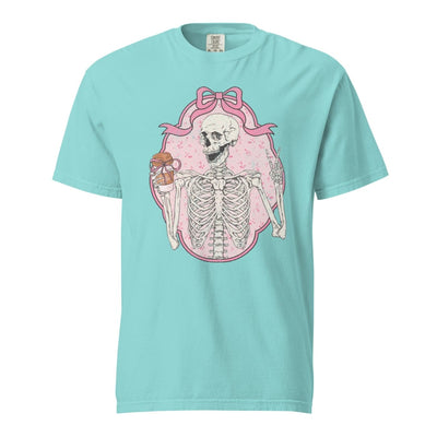 'Coquette Coffee Skeleton' T-Shirt - United Monograms