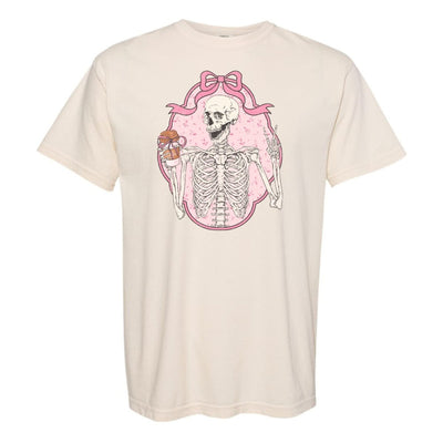 'Coquette Coffee Skeleton' T-Shirt - United Monograms