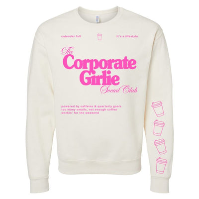 ‘Corporate Girlie Social Club' Crewneck Sweatshirt - United Monograms