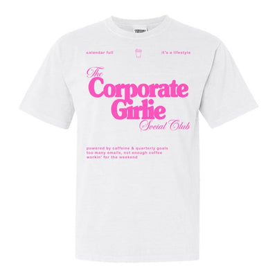 'Corporate Girlie Social Club' T-Shirt - United Monograms