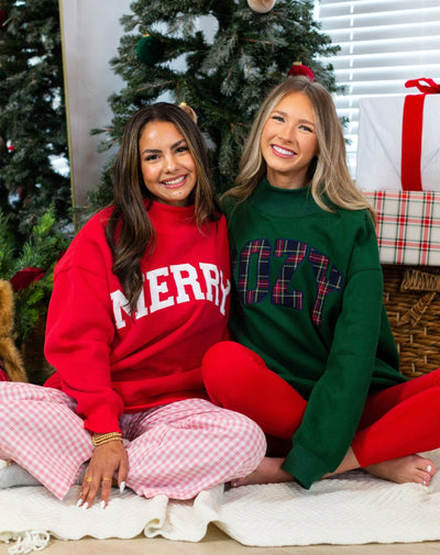 'Cozy Girlie' Quilted Applique Mockneck - United Monograms