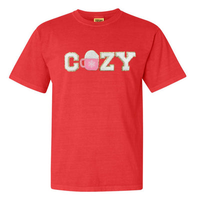 'Cozy' Letter Patch Tee - United Monograms