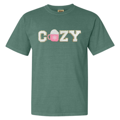 'Cozy' Letter Patch Tee - United Monograms