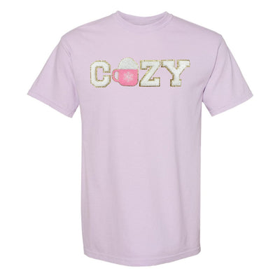 'Cozy' Letter Patch Tee - United Monograms