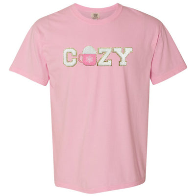 'Cozy' Letter Patch Tee - United Monograms