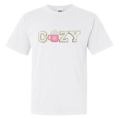 'Cozy' Letter Patch Tee - United Monograms