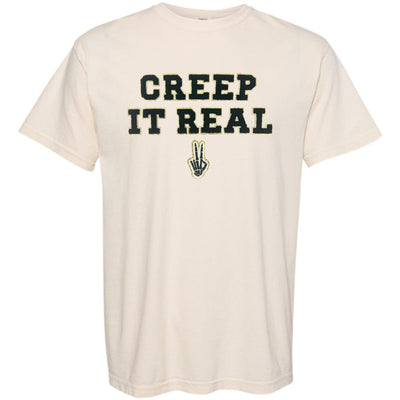 'Creep It Real' Letter Patch T-Shirt - United Monograms