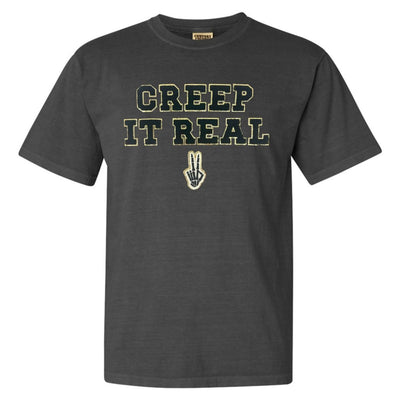 'Creep It Real' Letter Patch T-Shirt - United Monograms