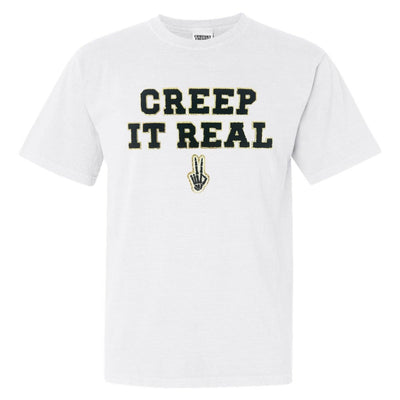 'Creep It Real' Letter Patch T-Shirt - United Monograms