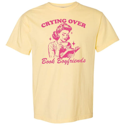 'Crying Over Book Boyfriends' T-Shirt - United Monograms