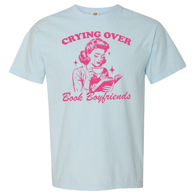 'Crying Over Book Boyfriends' T-Shirt - United Monograms