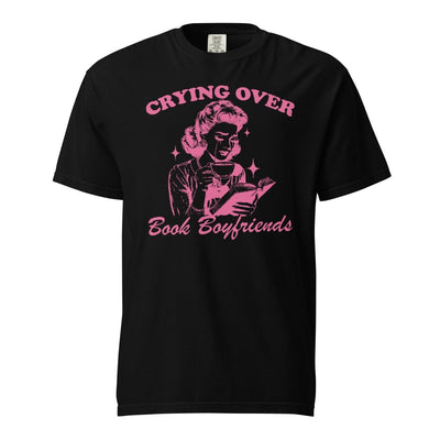 'Crying Over Book Boyfriends' T-Shirt - United Monograms