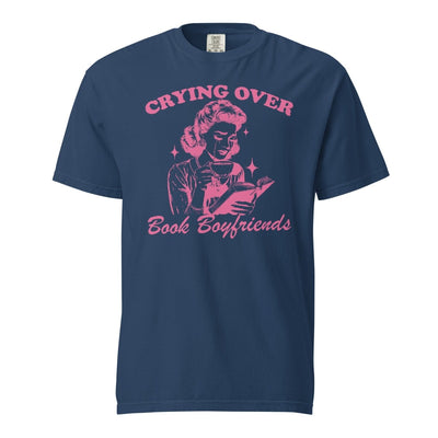 'Crying Over Book Boyfriends' T-Shirt - United Monograms