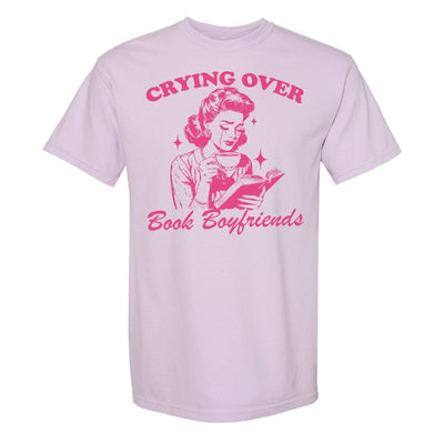 'Crying Over Book Boyfriends' T-Shirt - United Monograms