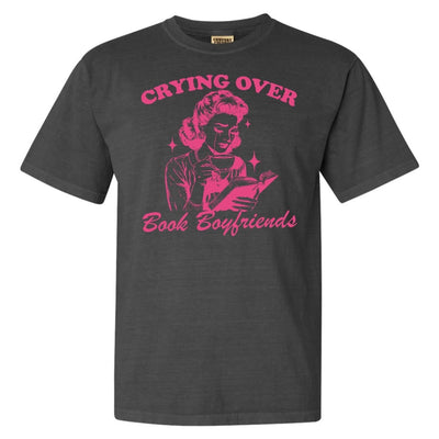 'Crying Over Book Boyfriends' T-Shirt - United Monograms