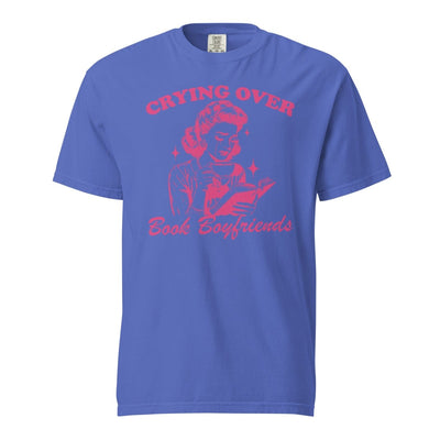 'Crying Over Book Boyfriends' T-Shirt - United Monograms
