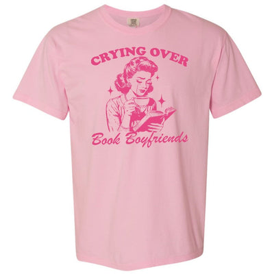 'Crying Over Book Boyfriends' T-Shirt - United Monograms