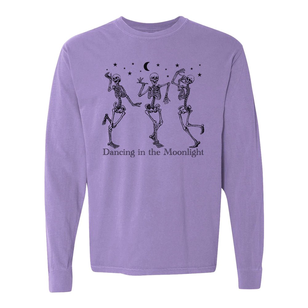 'Dancing In The Moonlight' Comfort Colors Long Sleeve T-Shirt - United Monograms