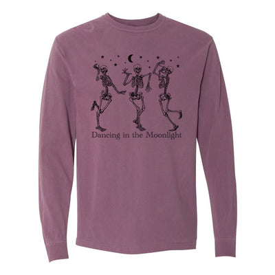 'Dancing In The Moonlight' Comfort Colors Long Sleeve T-Shirt - United Monograms