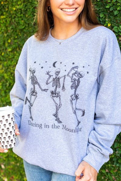 'Dancing In The Moonlight' Crewneck Sweatshirt - United Monograms