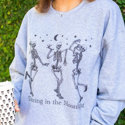 'Dancing In The Moonlight' Crewneck Sweatshirt - United Monograms