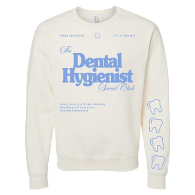 ‘Dental Hygienist Social Club' Crewneck Sweatshirt - United Monograms